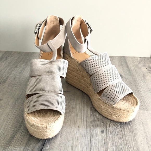 Marc Fisher Adore Espadrille Platform Wedge Sandal - Picture 3 of 16